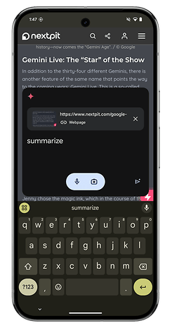 Screenshot der Gemini-Nano-App auf dem Google Pixel 9 Pro XL